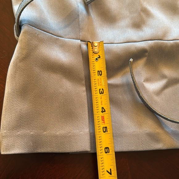 Foley’s Petite Women’s Top Cap Sleeve Peplum Hem With Detachable Belt Si… - Picture 8 of 12